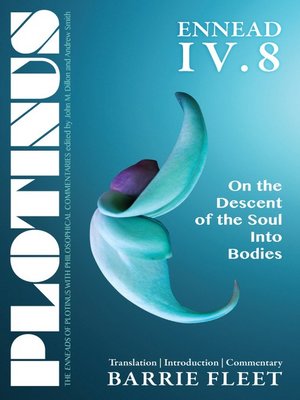 cover image of PLOTINUS Ennead IV.8